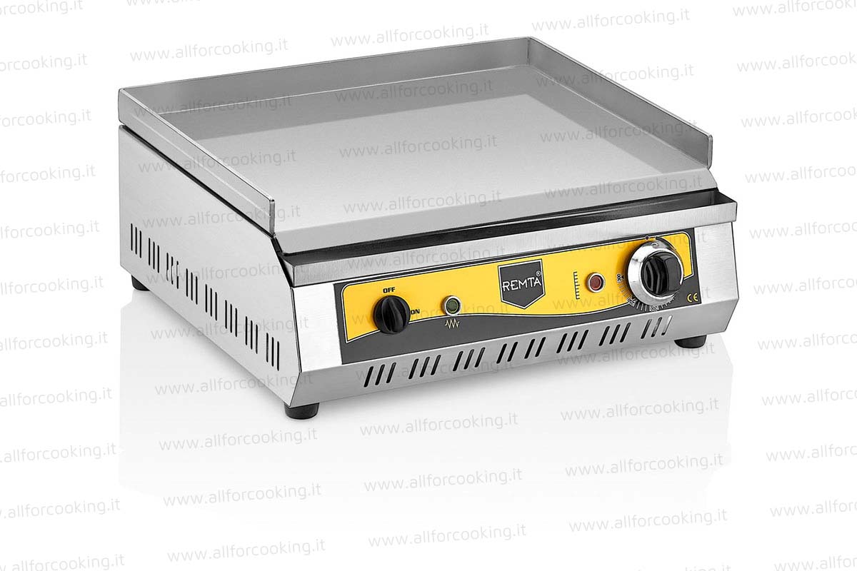 fry-top-elettrico-50-cm-piano-acciaio fry top elettrico acciaio
