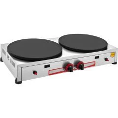 Doppia piastra per crepes a GAS 40 cm